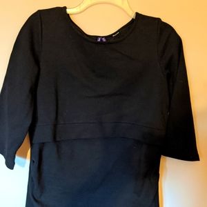 Convertible maternity & nursing dress